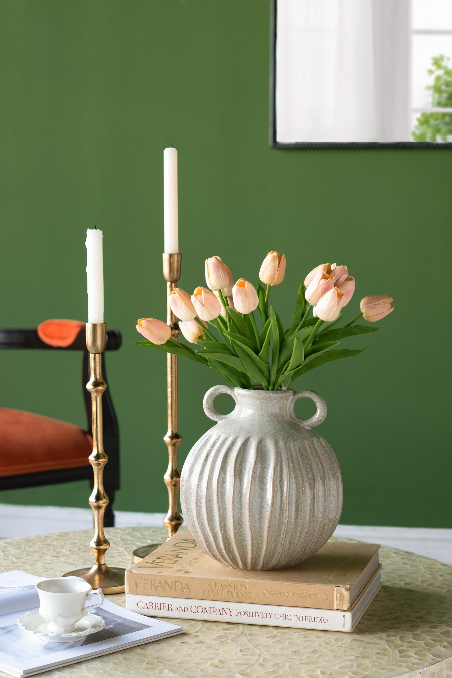 Small Gold Taper Holder