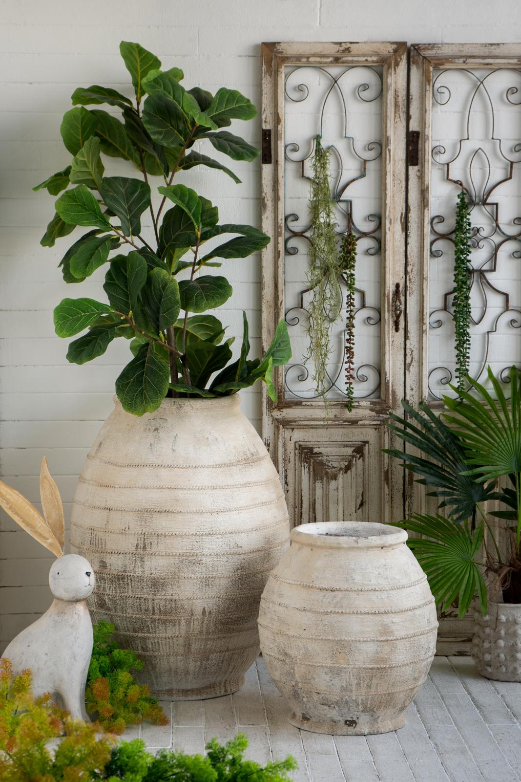 Large Stoney flower pot