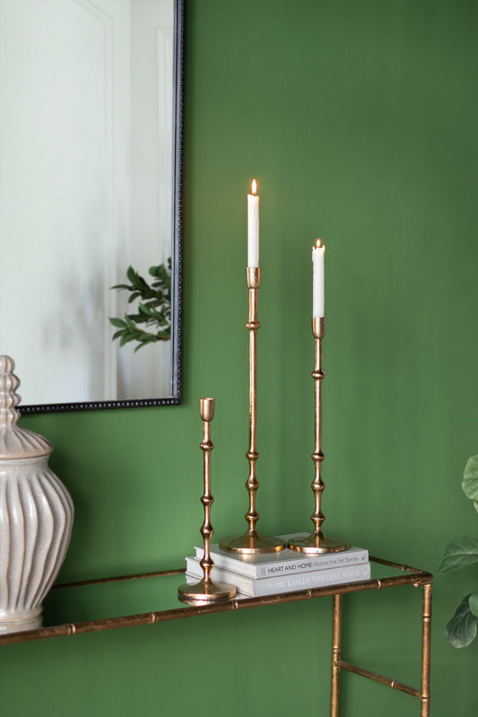 Small Gold Taper Holder