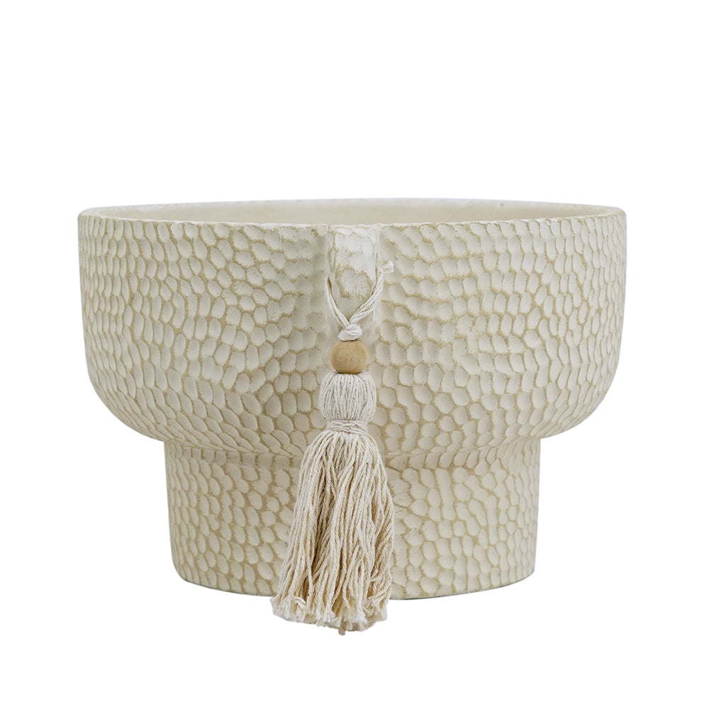 Large Boho Tassel Pot