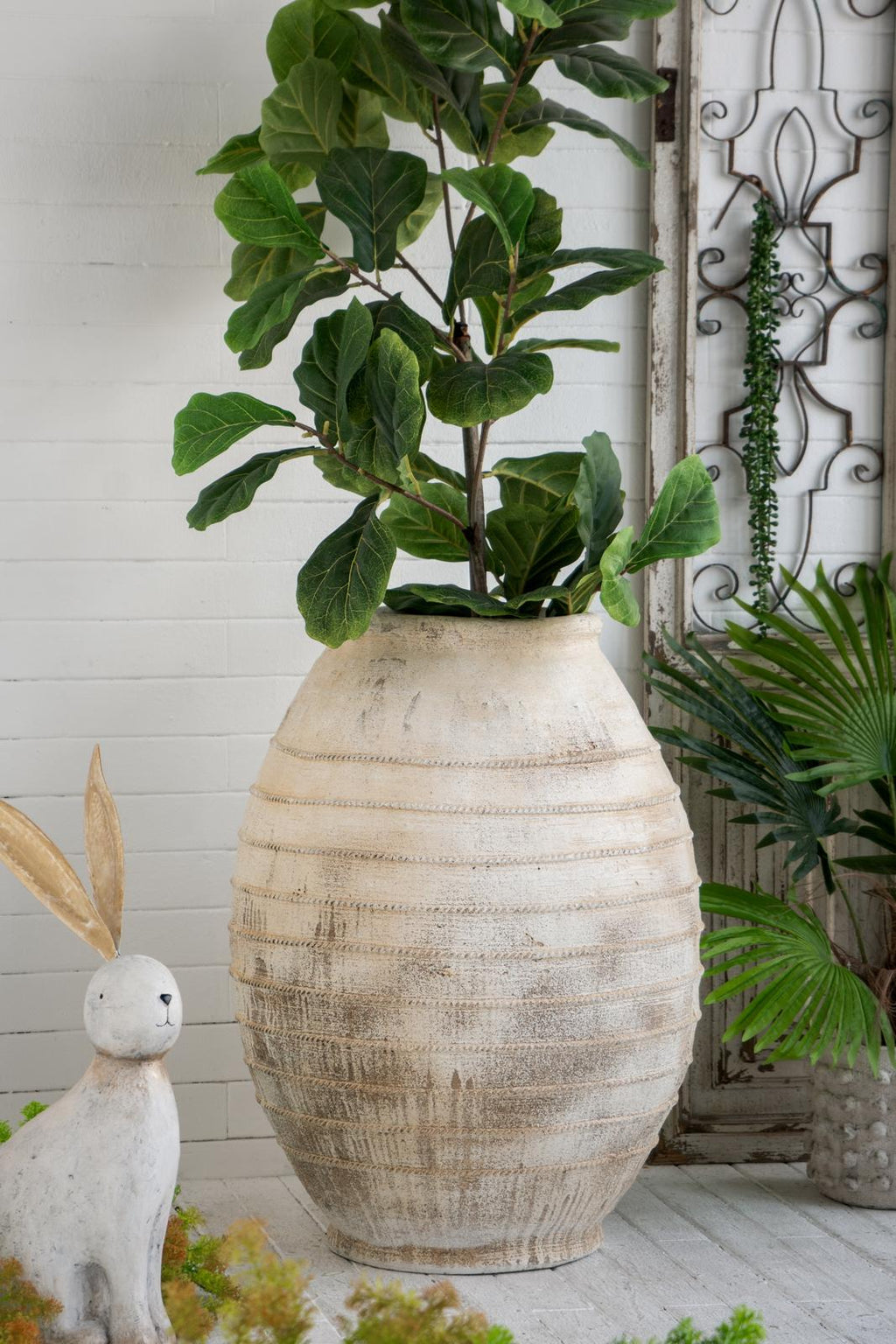 Large Stoney flower pot