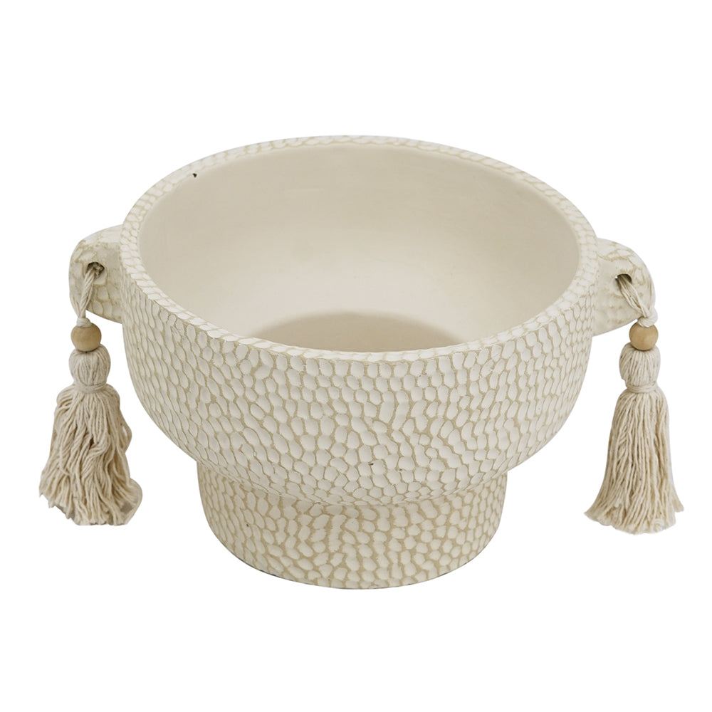 Large Boho Tassel Pot