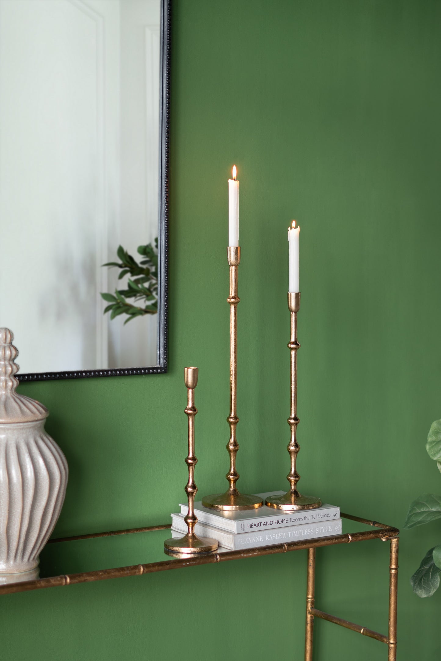 Small Gold Taper Holder