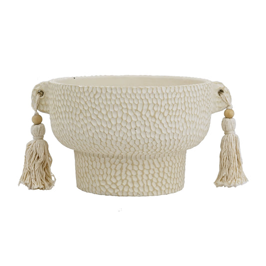 Large Boho Tassel Pot