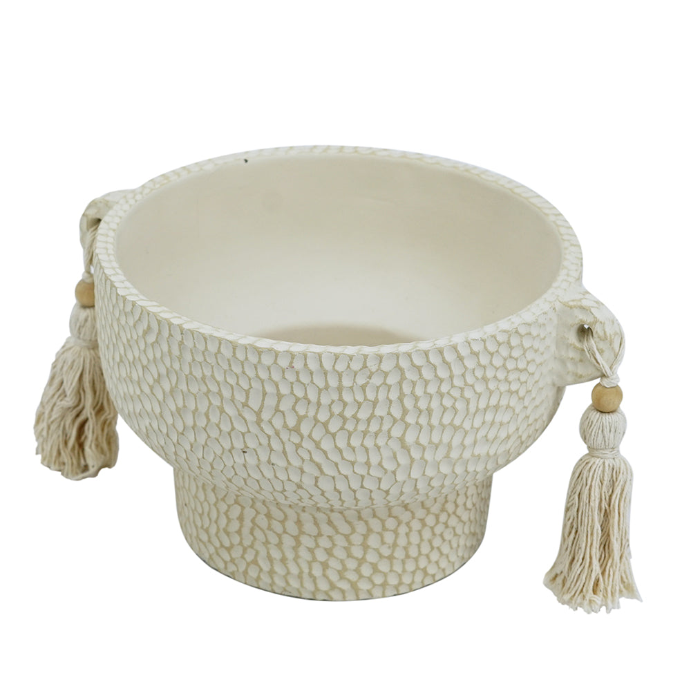 Small Boho Tassel Pot